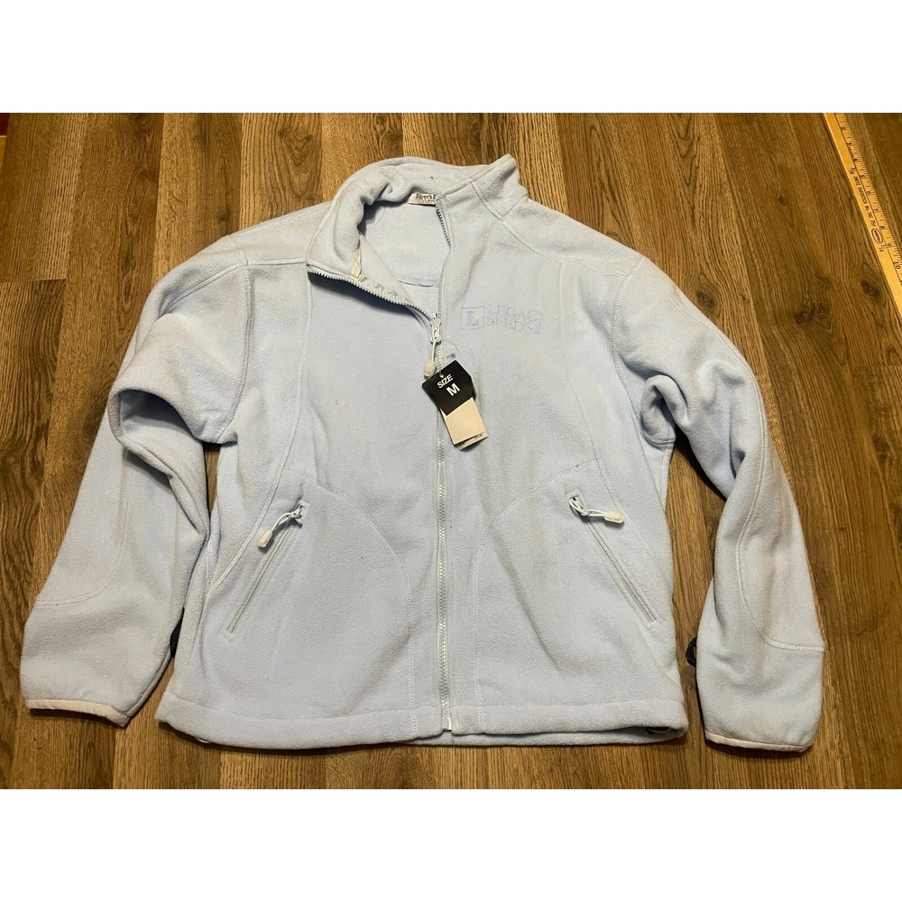 River's End Sweater, Women's Size Medium, Blue, Long Sleeve, Full Zip